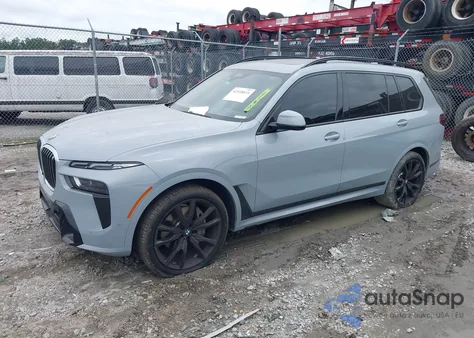 2025 BMW X7 xDrive40I from USA, damaged, VIN 5UX23EM03S9W59520
